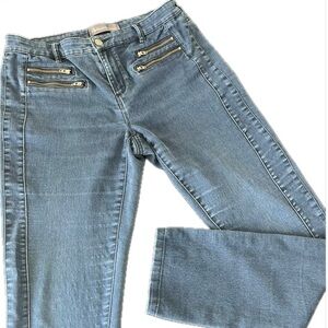 Y2K Reitman’s Blue Jeans with Zipper Accents